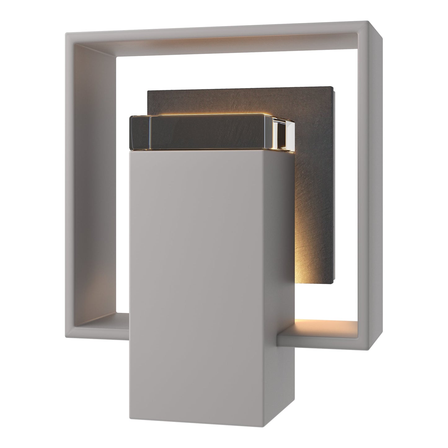 Shadow Box Small w/Slate Outdoor Sconce