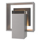 Shadow Box Small w/Slate Outdoor Sconce