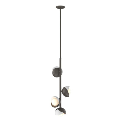 Brooklyn 4-Light Double Shade Vertical Pendant