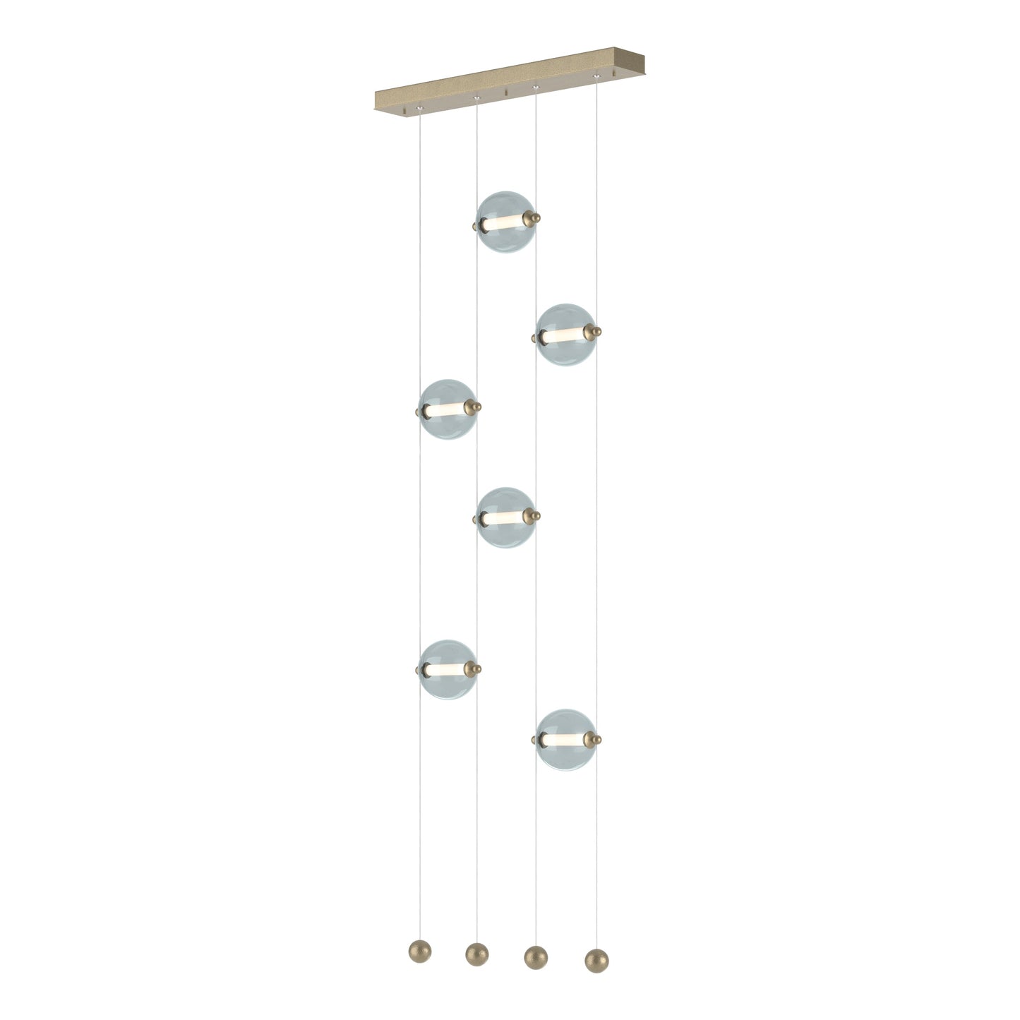 Abacus 6-Light Ceiling-to-Floor LED Pendant