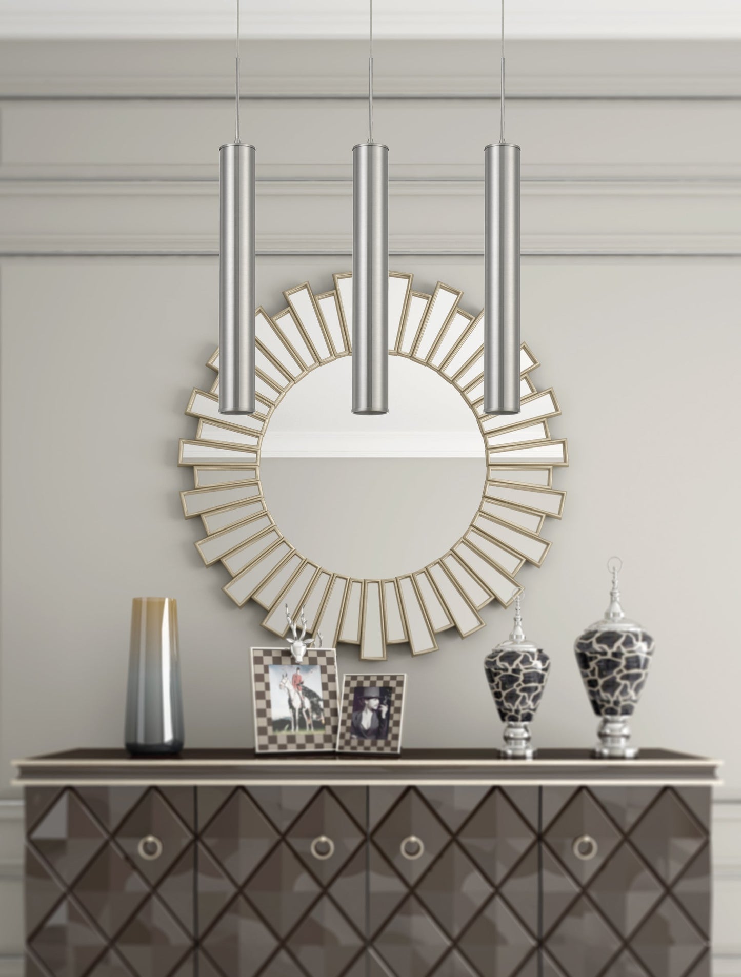 Melini Dimmable Metal Pendant Fixture