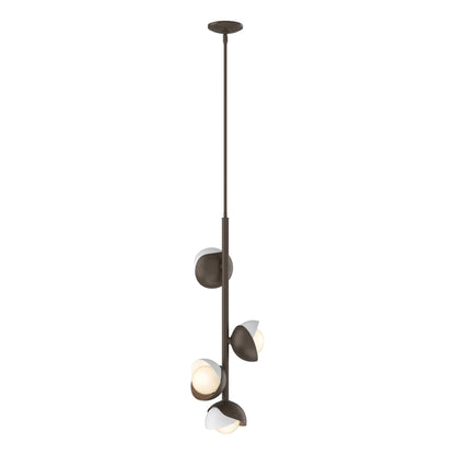 Brooklyn 4-Light Double Shade Vertical Pendant