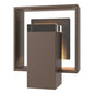 Shadow Box Small w/Slate Outdoor Sconce
