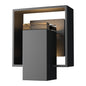 Shadow Box Small Outdoor Sconce