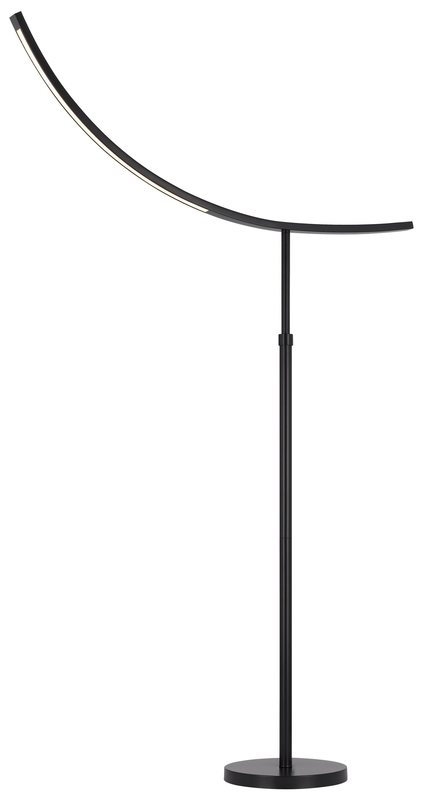 17W, 3K, 1200 Lumen Metal Intergrated Led Adjustable Floor Lamp