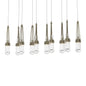 Link 10-Light Clear Glass Pendant