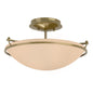 Plain Small Semi-Flush