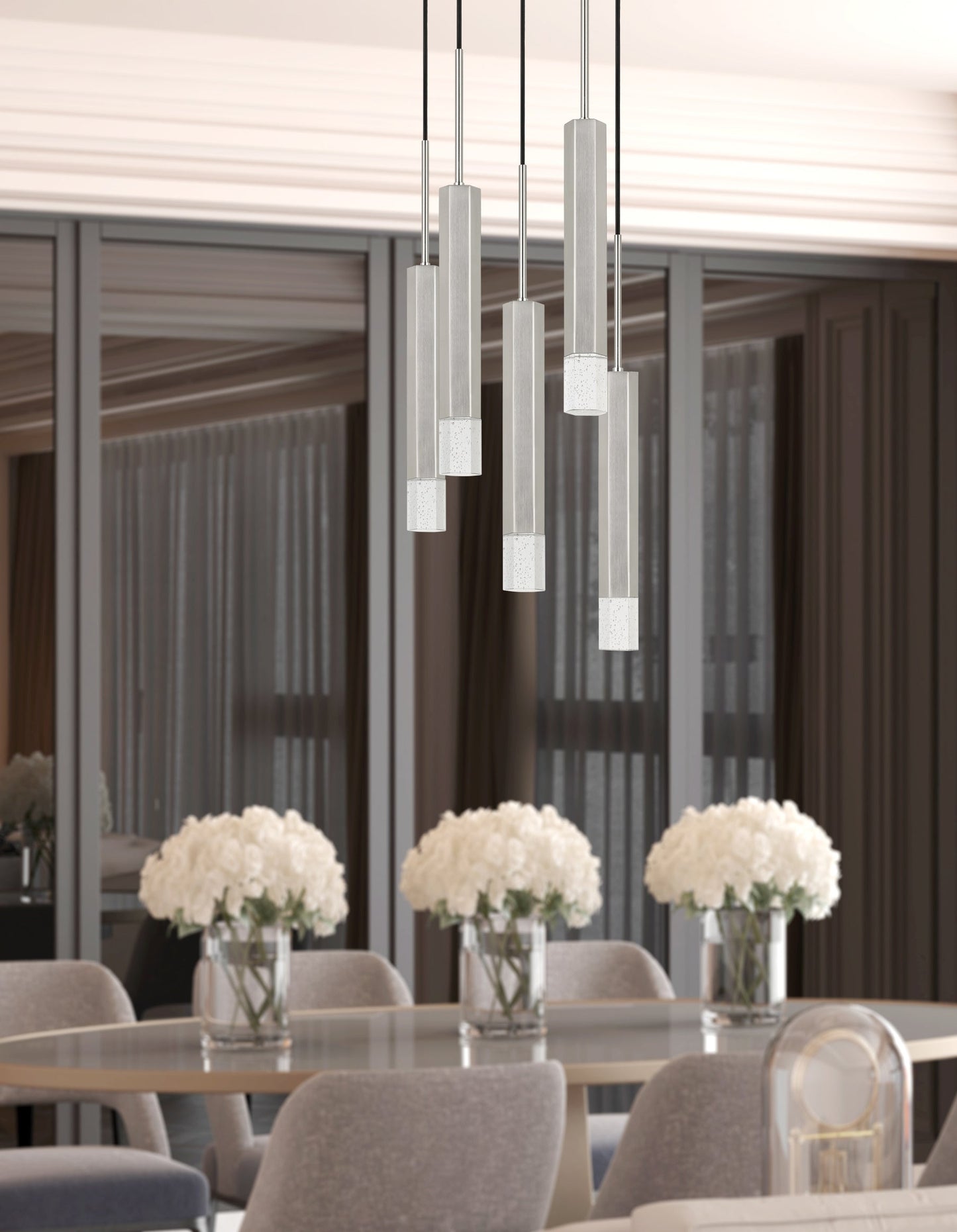 Troy LED dimmable pendant