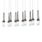 Link 10-Light Clear Glass Pendant