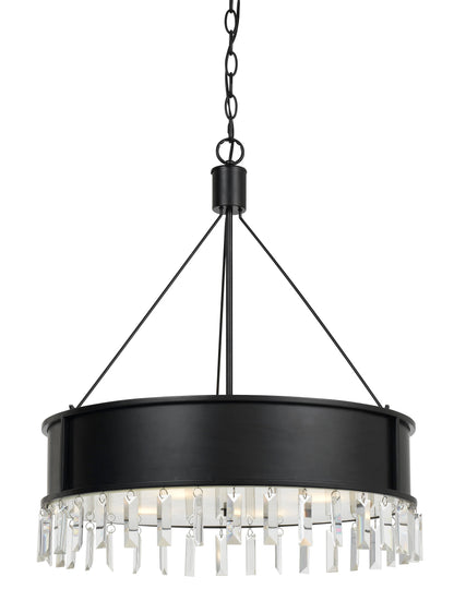 60W X 4 Roby Metal Chandelier With Cystal Drops