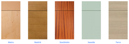 Custom Frameless Cabinet 18 in. upper cabinet 36 in. tall 12 in. deep with 1 door