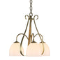 Sweeping Taper 3 Arm Chandelier