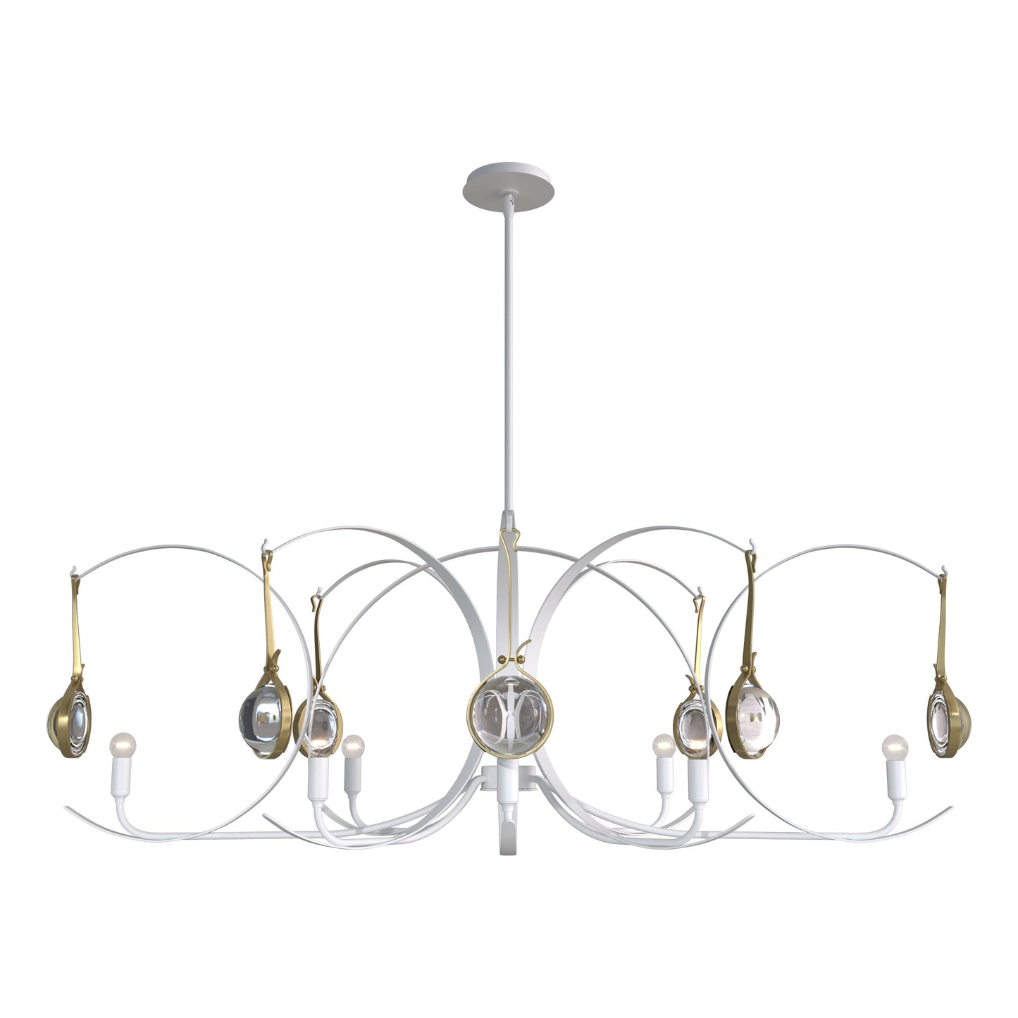 Optic 8-Light Oval Pendant