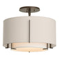 Exos Small Double Shade Semi-Flush