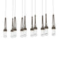 Link 10-Light Clear Glass Pendant