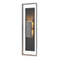 Shadow Box Extra Tall w/Slate Outdoor Sconce