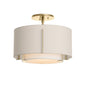 Exos Small Double Shade Semi-Flush