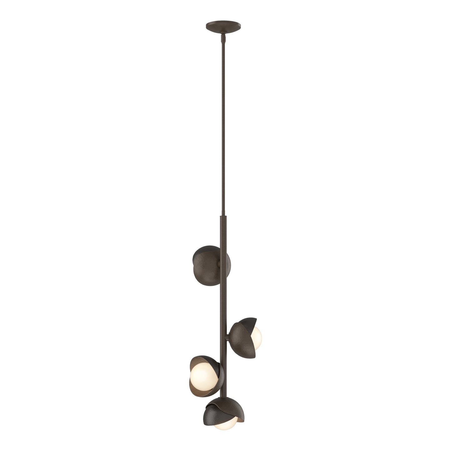 Brooklyn 4-Light Double Shade Vertical Pendant