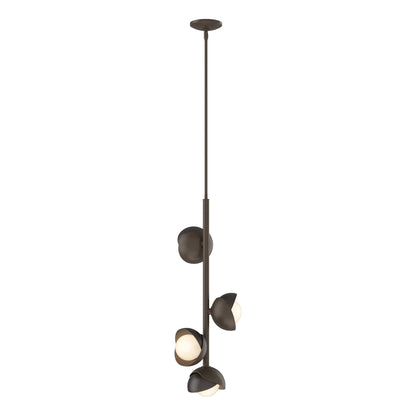 Brooklyn 4-Light Double Shade Vertical Pendant