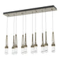 Link 10-Light Clear Glass Pendant
