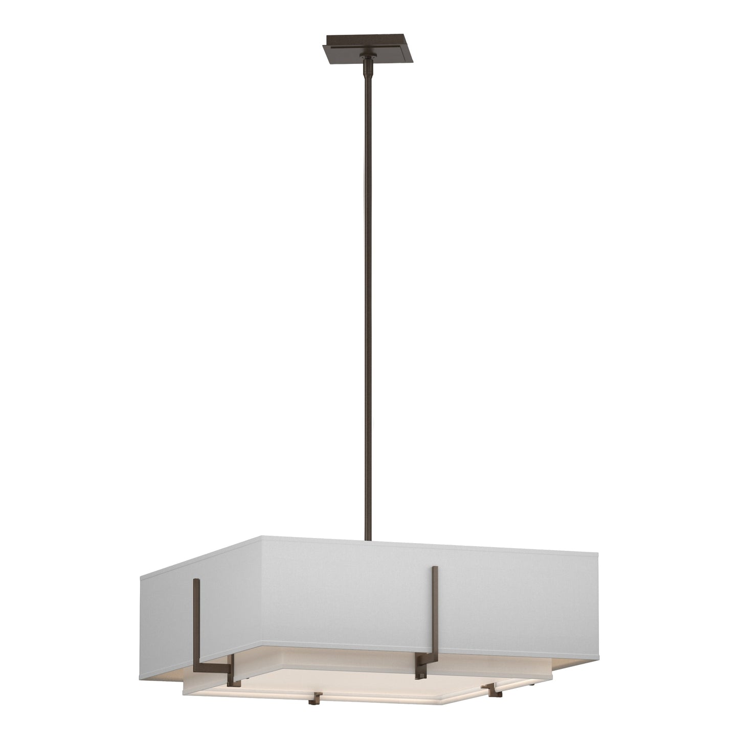 Exos Square Double Shade Pendant
