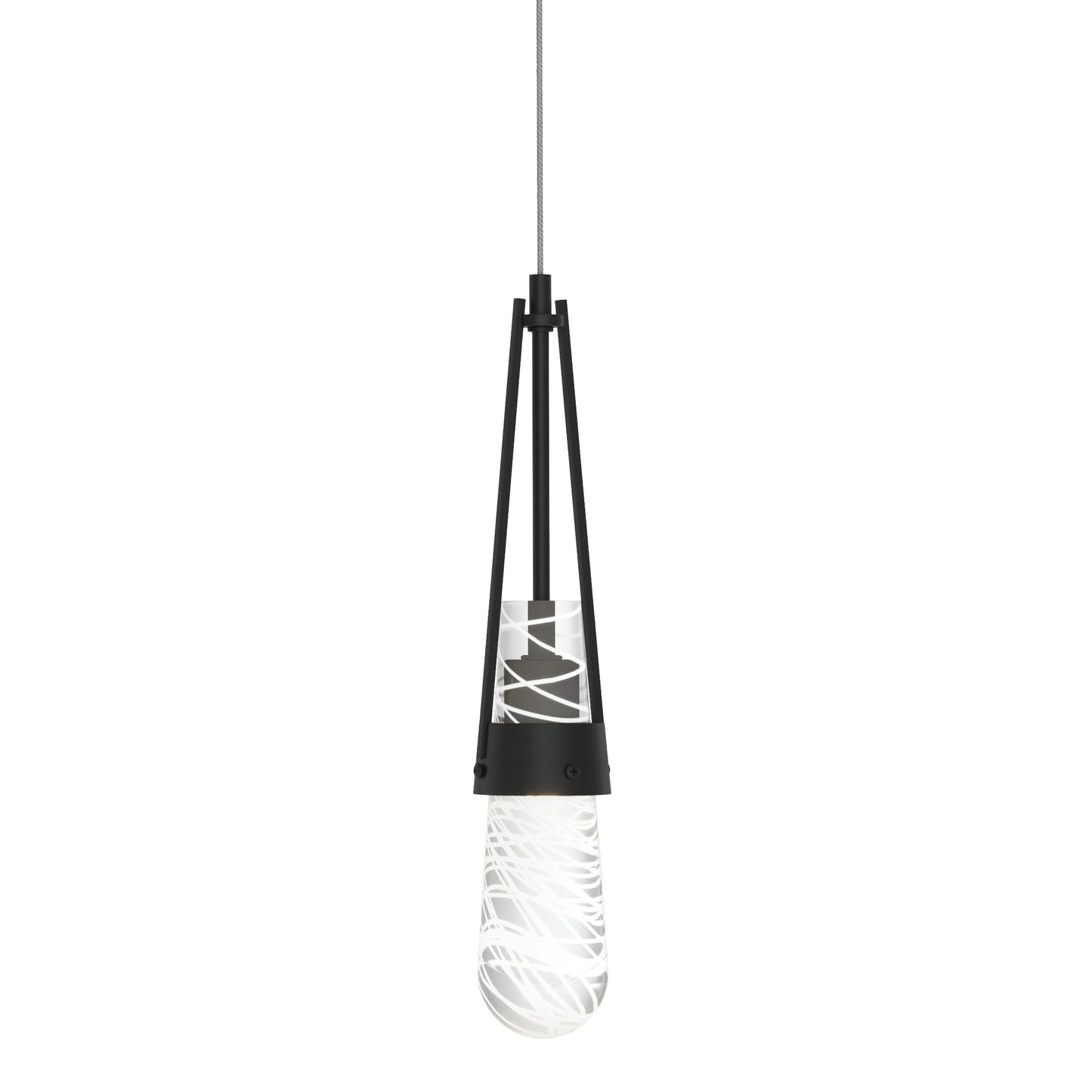 Link Blown Glass Low Voltage Mini Pendant