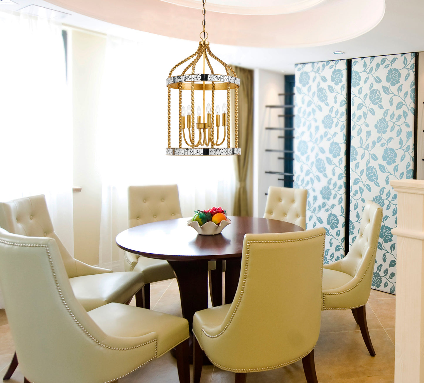 40W X 6 Glendwood Metal Pendant/Chandelier