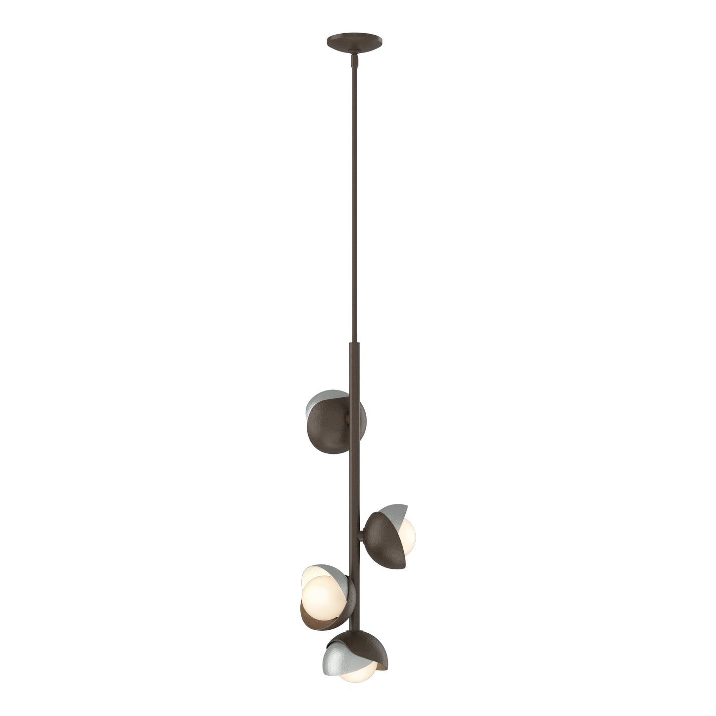 Brooklyn 4-Light Double Shade Vertical Pendant