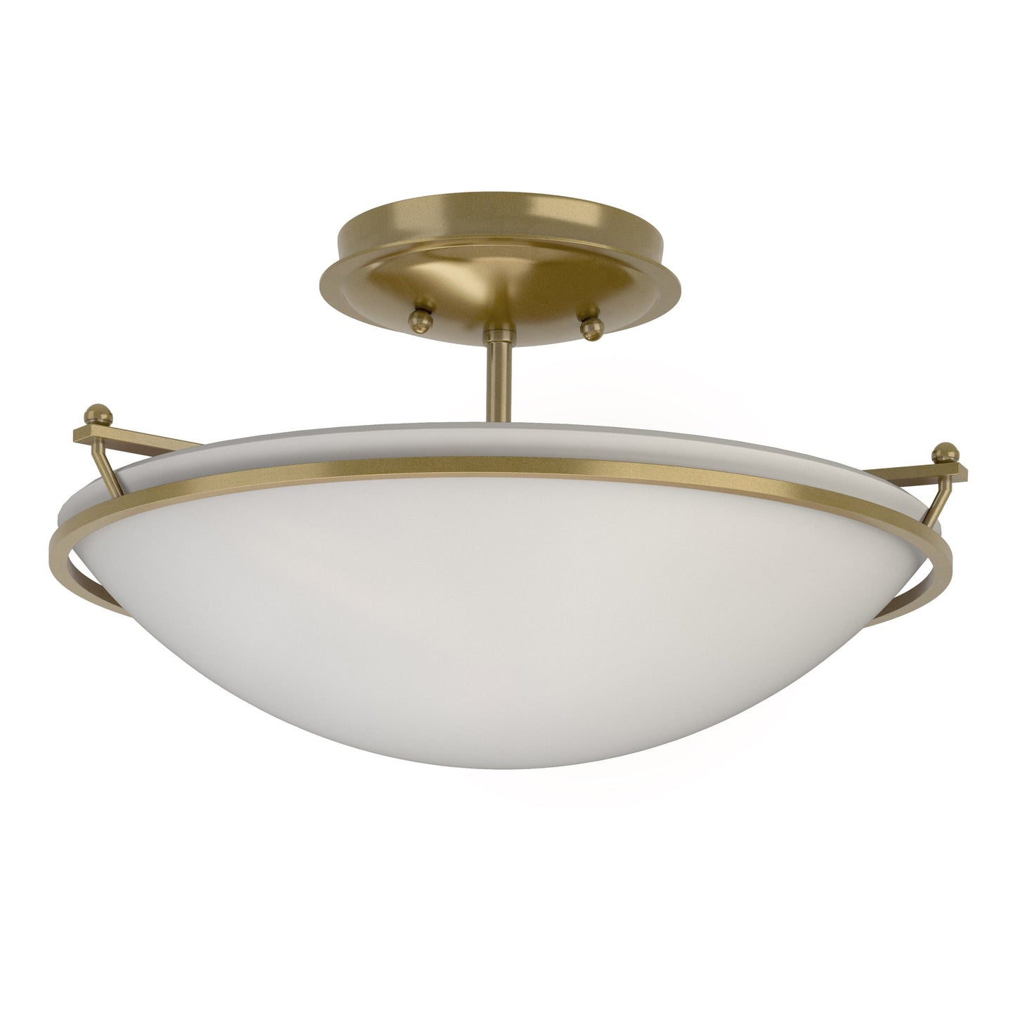 Plain Small Semi-Flush