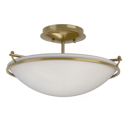 Plain Small Semi-Flush