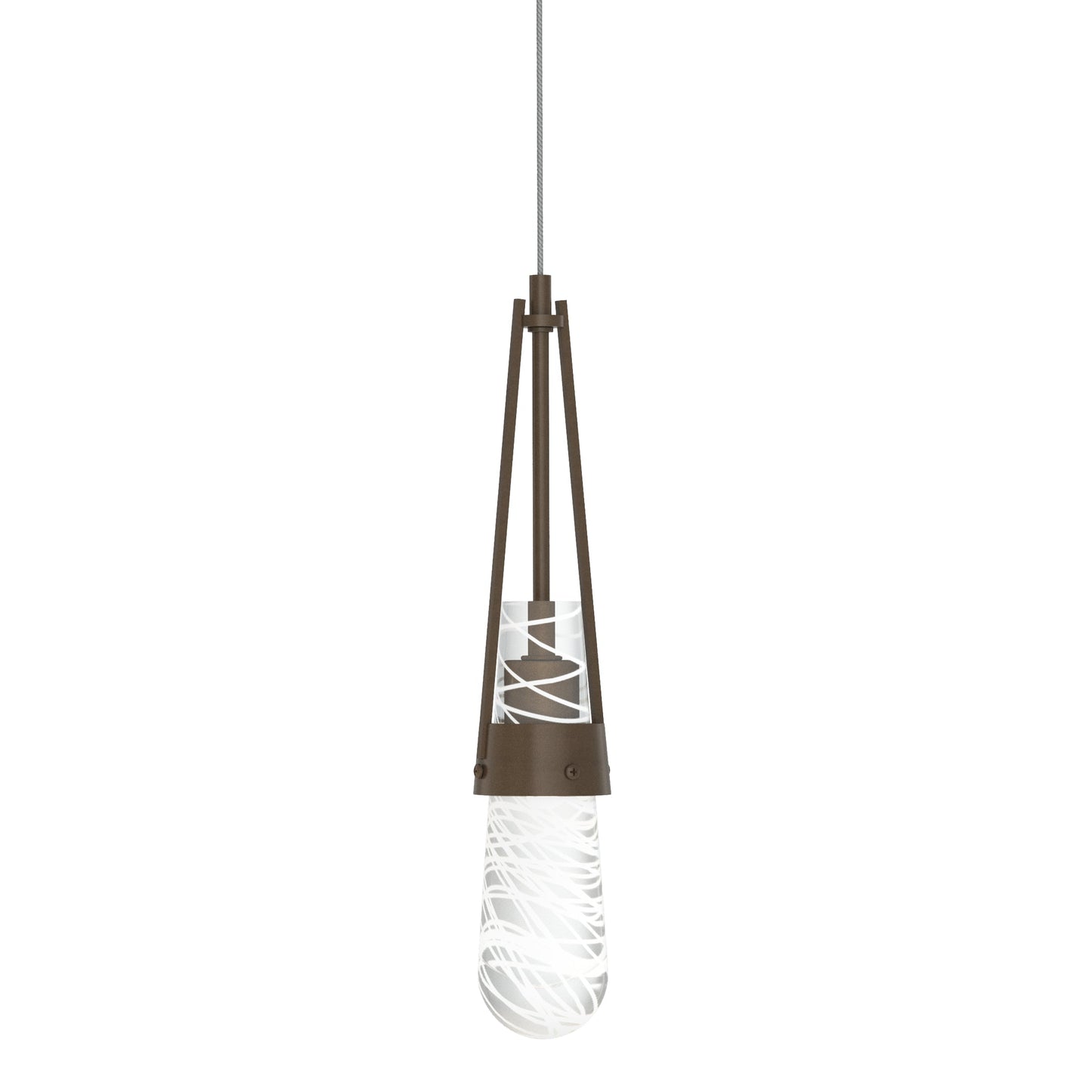 Link Blown Glass Low Voltage Mini Pendant