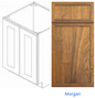 Custom Frameless Cabinet 24 in. base cabinet with 2 full-height height doors