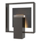 Shadow Box Medium w/Slate Outdoor Sconce