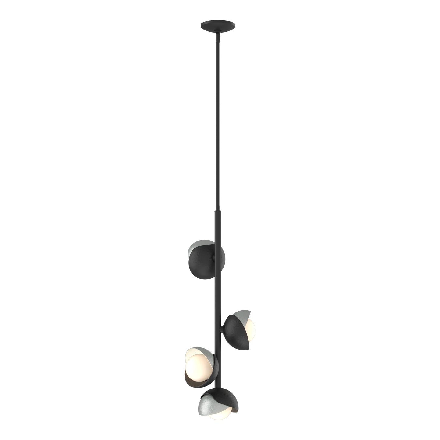 Brooklyn 4-Light Double Shade Vertical Pendant