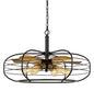 Margo 60W X 6 Metal Chandelier (Edison Bulbs Not Included)