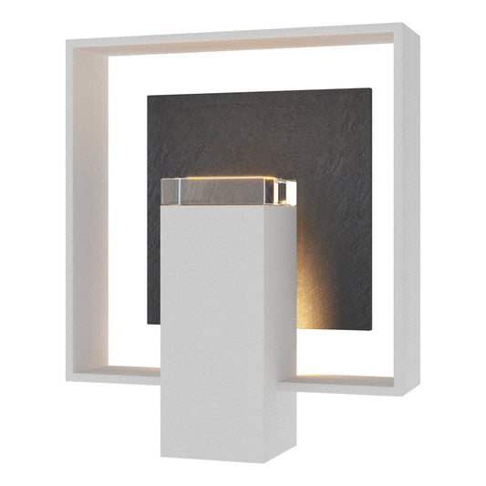Shadow Box Medium w/Slate Outdoor Sconce