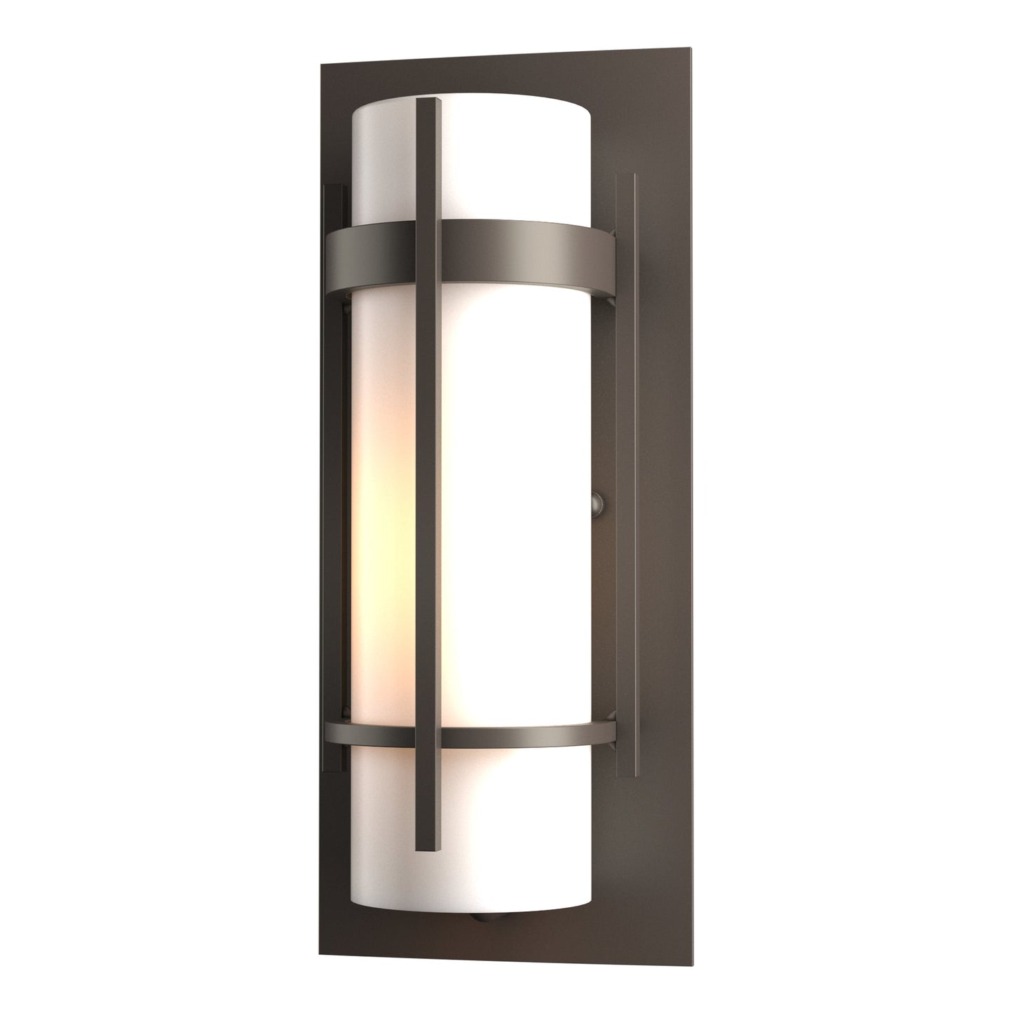 Banded Small Outdoor Sconce