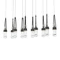 Link 10-Light Clear Glass Pendant