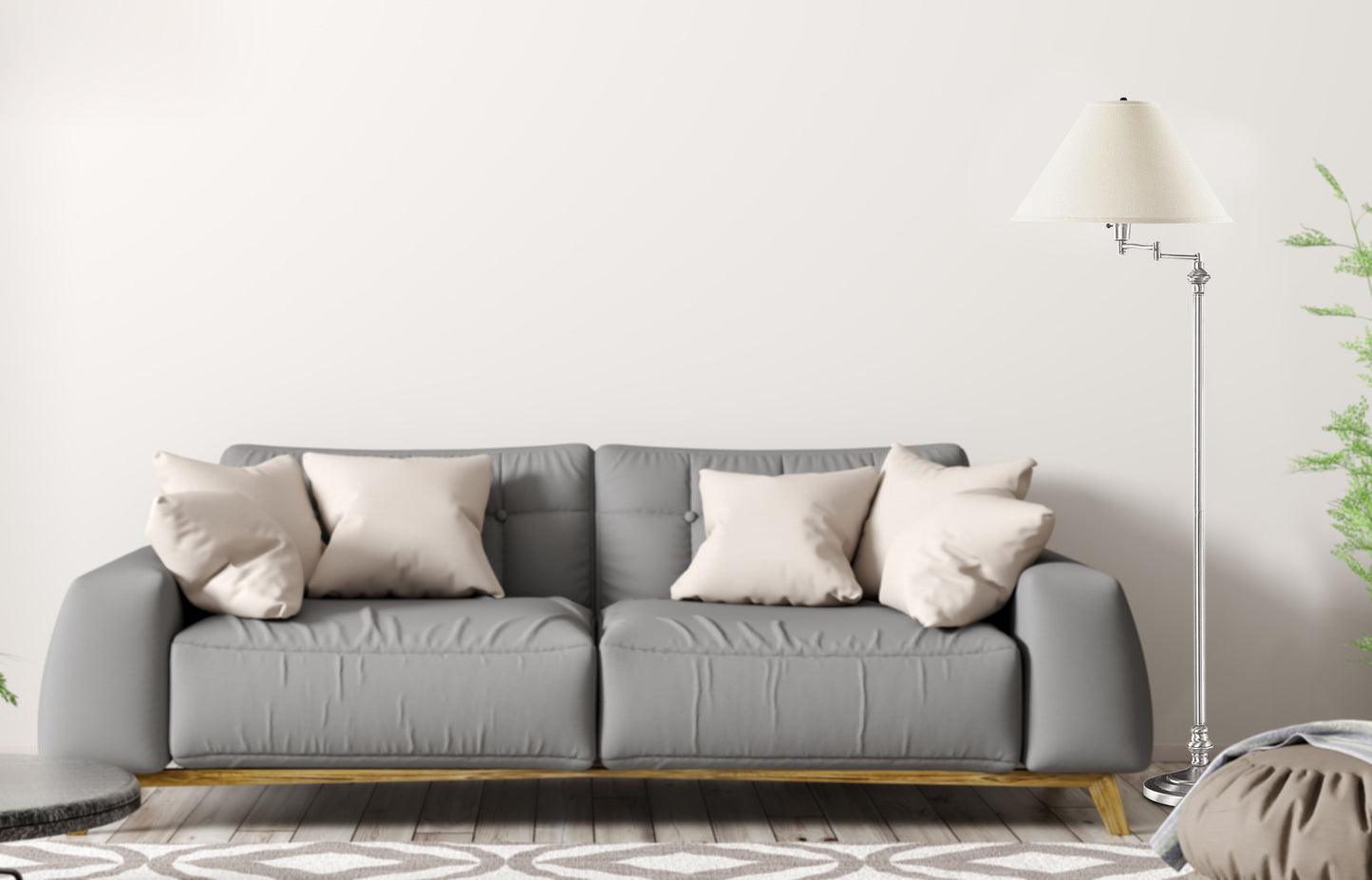 150W 3 WAY SWING ARM FLOOR LAMP