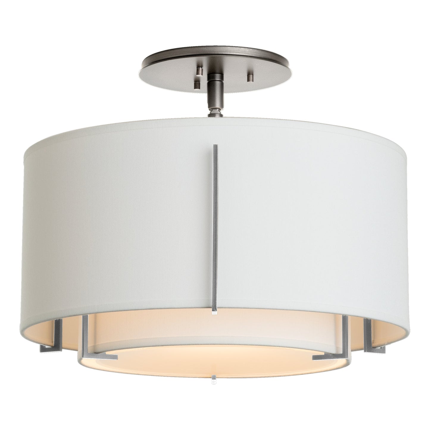 Exos Small Double Shade Semi-Flush