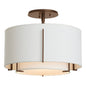 Exos Small Double Shade Semi-Flush