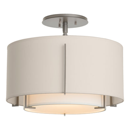 Exos Small Double Shade Semi-Flush