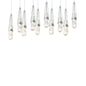 Link 10-Light Blown Glass Pendant