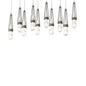 Link 10-Light Blown Glass Pendant