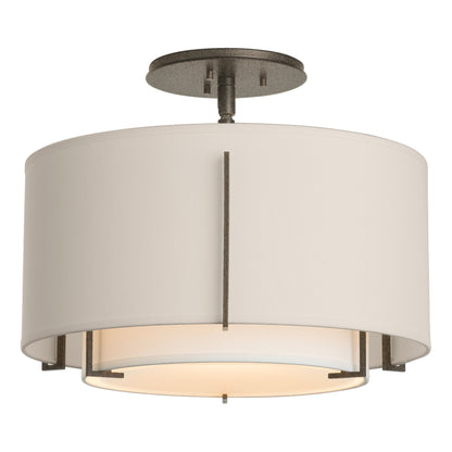 Exos Small Double Shade Semi-Flush