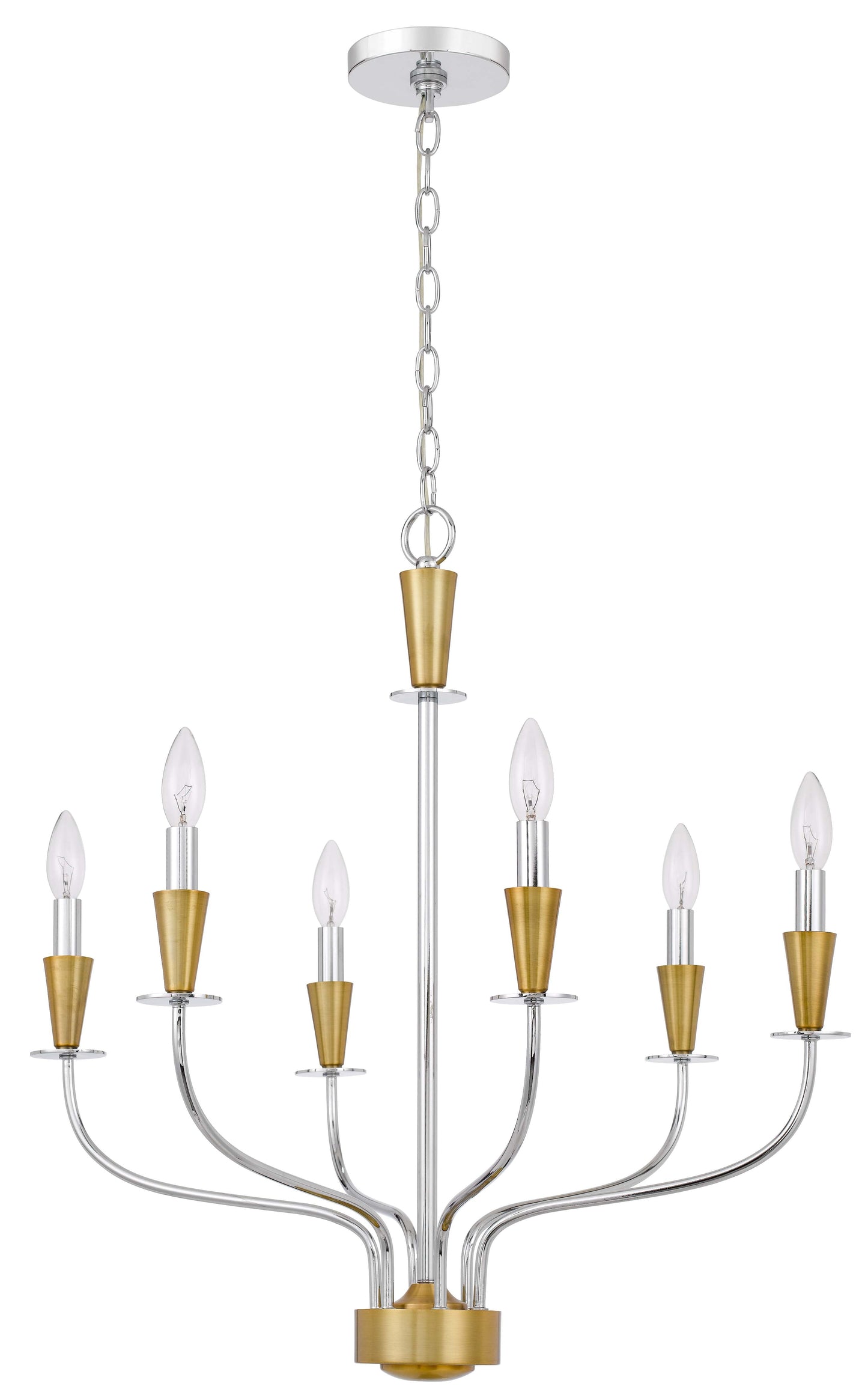 60W X 4 Weston Metal Chandelier