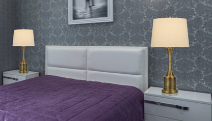 100W Toccoa Metal Table Lamp. Priced And Sold As Pairs