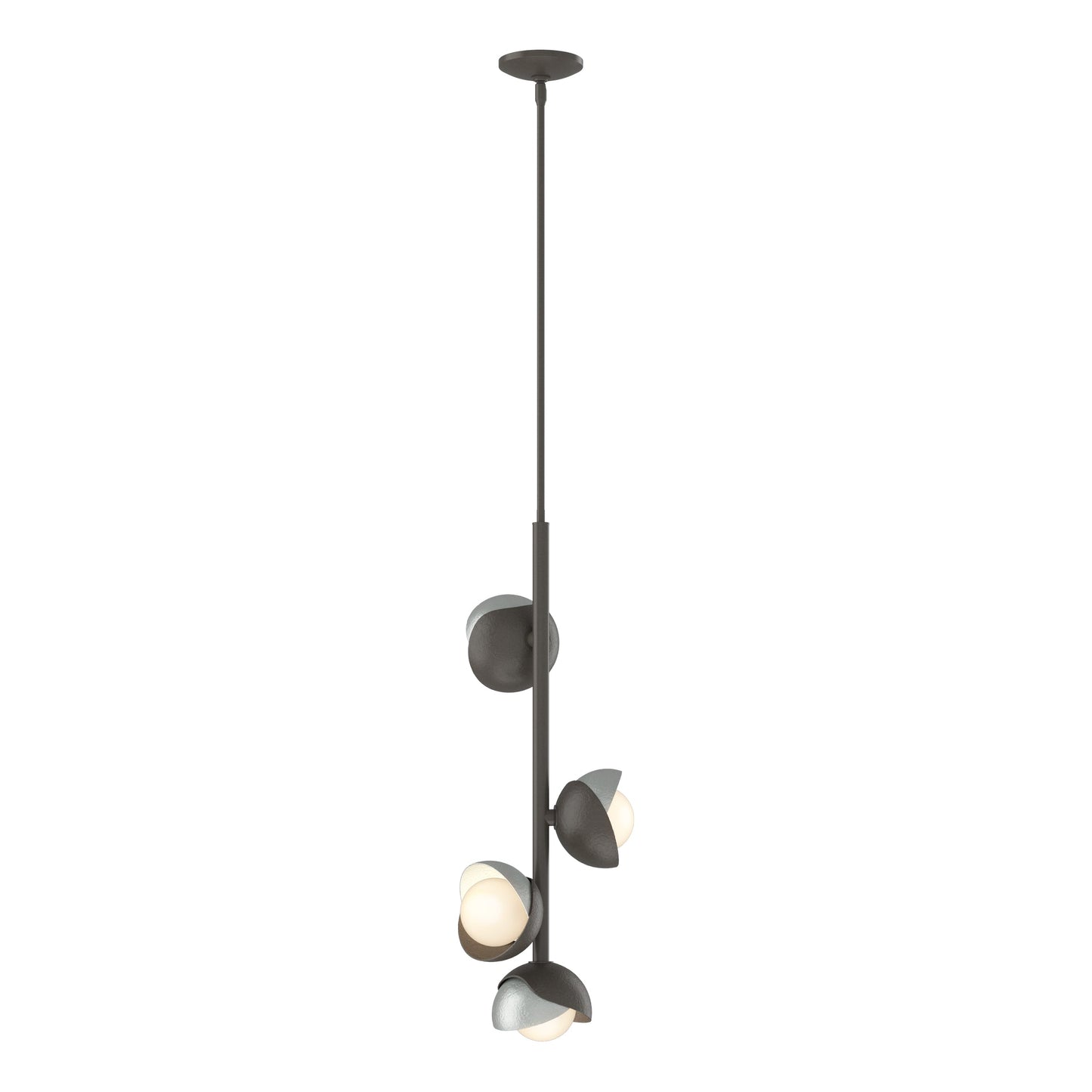 Brooklyn 4-Light Double Shade Vertical Pendant