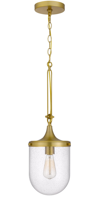 60W Ithaca Bubbled Glass Pendant Fixture