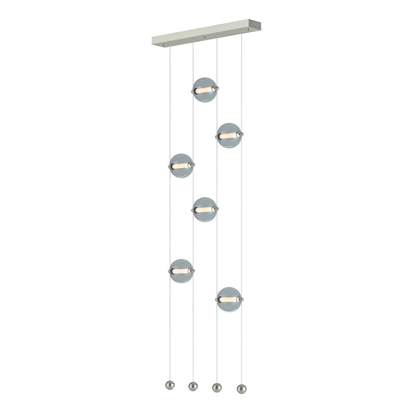 Abacus 6-Light Ceiling-to-Floor LED Pendant